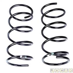 Mola de suspenso - Allen - <b>Mitsubishi Pajero TR4 4X2-MT 2.0 16V Flex 4P de 2009 at 2015</b> - Pajero TR4 2002 at 2015 - dianteira - par - 29634