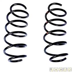 Mola de suspenso - Allen - <b>Ford EcoSport XLS 1.6 8V Flex de 2005 at 2007</b> - EcoSport 2003 em diante - com ar - modelo original - dianteiro - par - 29475
