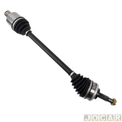 Semi eixo - Drivetec - <b>Renault Clio Hatch Expression 1.0 16V Hi-Flex 2P de 2005 at 2007</b> - Clio 1.0/1.6 2000 at 2008 - 21 ESTRIAS - 750MM - C/ TULIPA TDS S/ ABS - lado do passageiro - cada (unidade) - 73913