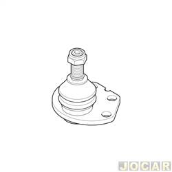 Piv da suspenso - Nakata - <b>Fiat Ducato Van Combinato 2.8 JTD de 2005 at 2009</b> - Boxer/Jumper/Ducato 2003 at 2015 - modelos 1000 at 1400kg - lado do passageiro/motorista - cada (unidade) - N 96022