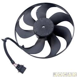 Ventoinha do radiador - Klas Drift - <b>Volkswagen Fox 1.0 8V SP Total Flex 4P de 2004 at 2005</b> - Fox 2003 at 2010 - Polo 2003 at 2006 - sem ar - 7 ps - cada (unidade) - DK60531