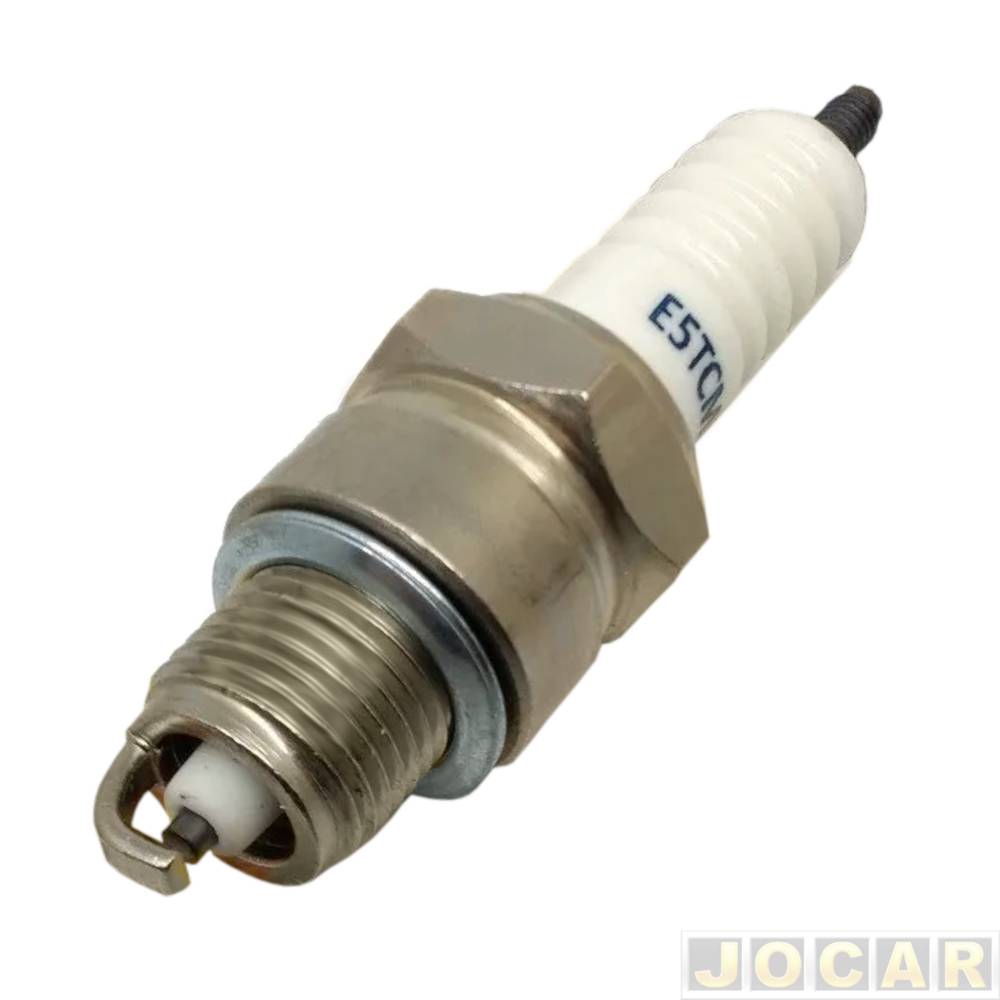 Vela de ignição - Magneti Marelli - Gol 1.6 a ar - Fusca e Kombi com rosca curta - comum - gasolina - cada (unidade) - E5TCMM