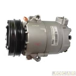 Compressor de ar condicionado - Valeo - <b>Volkswagen Fox 1.0 8V Route Total Flex 2P de 2007 at 2010</b> - Gol/Voyage G5 2009 at 2016 - cada (unidade) - 812614