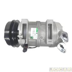 Compressor de ar condicionado - Valeo - <b>Mitsubishi Pajero Dakar HPE 4X4-AT 3.5 V6 Flex 4P de 2012 at 2015</b> - Pajero Dakar 2008 at 2018 - cada (unidade) - 815022