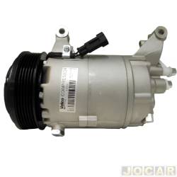 Compressor de ar condicionado - Valeo - <b>Fiat Idea Essence Dualogic Plus 1.6 16V Flex de 2012 at 2016</b> - Bravo 2011 at 2015 - Dobl 2010 at 2021 - cada (unidade) - 812604