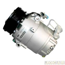 Compressor de ar condicionado - Valeo - <b>Fiat Dobl HLX 1.8 8V Flex de 2006 at 2009</b> - Corsa/Meriva 2002 at 2012 - Punto 2003 at 2009 - cada (unidade) - 812609