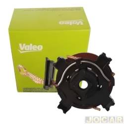 Porta escova do motor de partida - Valeo - <b>Ford EcoSport Titanium 1.6 16V Flex PowerShift de 2015 at 2016</b> - Celta 2000 at 2016 - Ecosport - cada (unidade) - 594351