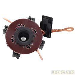 Porta escova do motor de partida - Valeo - <b>Ford Ka SP 1.0 mpi de 2006 at 2007</b> - Ka 2000 at 2012 - cada (unidade) - 494818