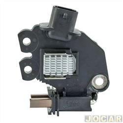 Regulador de voltagem - Valeo - <b>Chevrolet Onix Hatch RS 1.0 Turbo 12V cmbio automtico Flex 4P de 2021 em diante</b> - Onix 1.0 2020 em diante - cada (unidade) - 501472