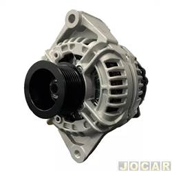 Alternador - Hella - <b>Ford F-250 Cabine Simples XLT 4X2 3.9 MaxPower diesel de 2006 at 2012</b> - F-250 2006 at 2012 - 12V - 90A - com polia - 8 canais - cada (unidade) - HAL2681