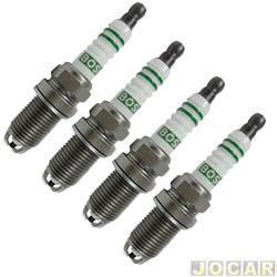 Vela de ignio - Bosch - <b>Fiat Marea Weekend Turbo 2.0 mpi 20V de 1998 at 2005</b> - Marea/Weekend 2.0 MPI 20v turbo 1998 at 2007 - jogo - 0242240572
