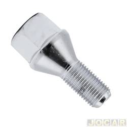 Parafuso de roda cromado - <b>Fiat Tipo 2.0 mpi 16V 4P - importado de 1995 at 1996</b> - Tipo 1993 at 1997 - cada (unidade)