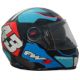 Capacete Moto - FW3 capacetes - GTX 43  com culos - azul e vermelho - n60 - cada (unidade) - 9910260