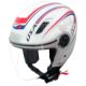 Capacete para motociclista - FW3 - X-open branco brilhante pases - USA - N56 - cada (unidade) - 5000456