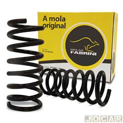 Mola de suspenso - Fabrini - <b>Fiat Palio Hatch EX 1.0 mpi 4P de 1998 at 2000</b> - Palio 1996 at 2000 - Young 2000 at 2002 - para carros GNV - traseira - par - I-FT0426-M