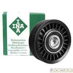 Rolamento polia do alternador - INA - <b>Fiat Palio Hatch ELX 1.6 mpi 16V 4P de 2000 at 2003</b> - Palio/Weekend/Siena/Strada 1.6 16v 1996 at 2003 - cada (unidade) - f-110627.4