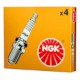 Vela de ignio - NGK - Gol 1.0/1.6/1.8/2.0 MI 8V - Polo 1.6/1.8 MI 8V - comum - para motores a gasolina - jogo - BUR5ETB-10