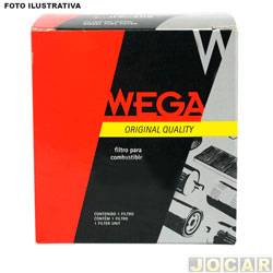 Filtro de combustível - Wega filtros - Passat FSI 2.0 16V 2005 até 2007 - cada (unidade) - FCI1107A